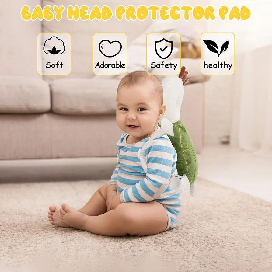 pack de Sécurité Bébé : Coussin de Protection + 2 Genouillères Antidérapantes