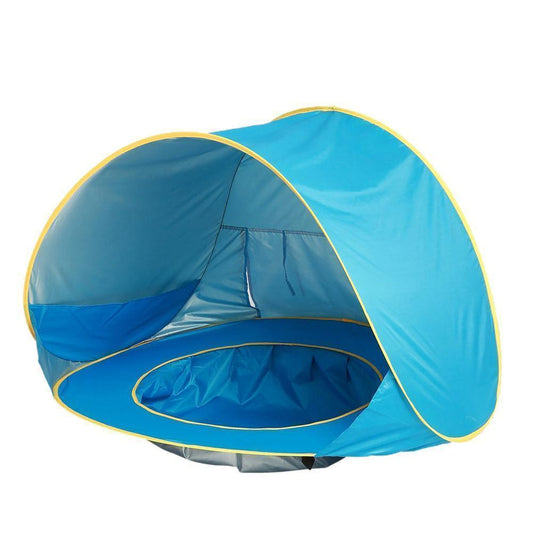 Tente Pop-Up Bébé Anti-UV + Mini Piscine – Protection Solaire Parfaite pour l’Été !