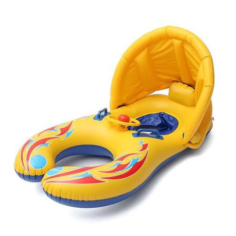 La bouée parentale pour s'amuser et barboter avec bébé, tout en sécurité !