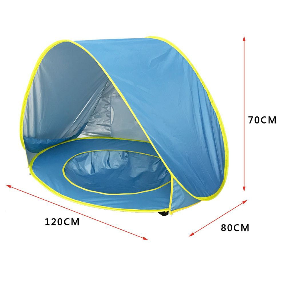 Tente Pop-Up Bébé Anti-UV + Mini Piscine – Protection Solaire Parfaite pour l’Été !