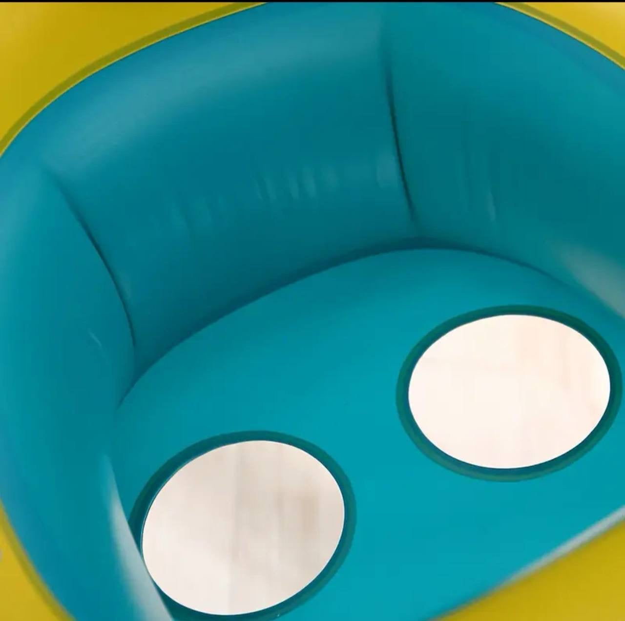 Bouée gonflable pour bébés avec auvent et siège