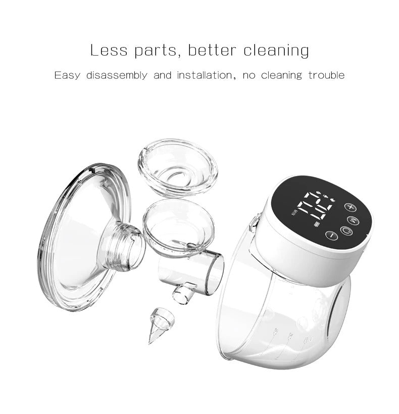 Tire-lait électrique portable mains libres avec sac de rangement et collecteur de lait maternel