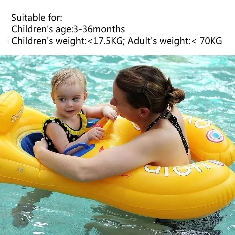 La bouée parentale pour s'amuser et barboter avec bébé, tout en sécurité !